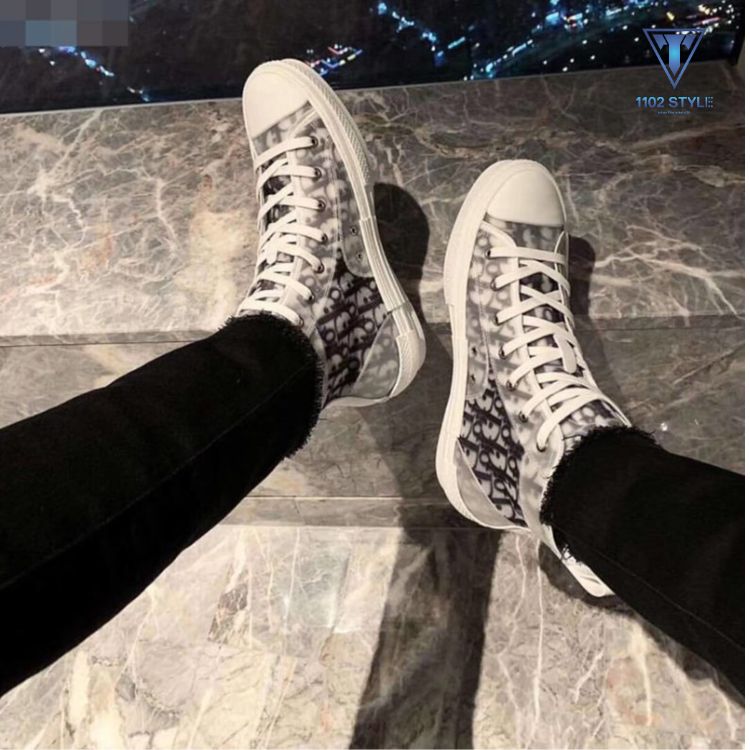 giày dior cổ cao phối đồ