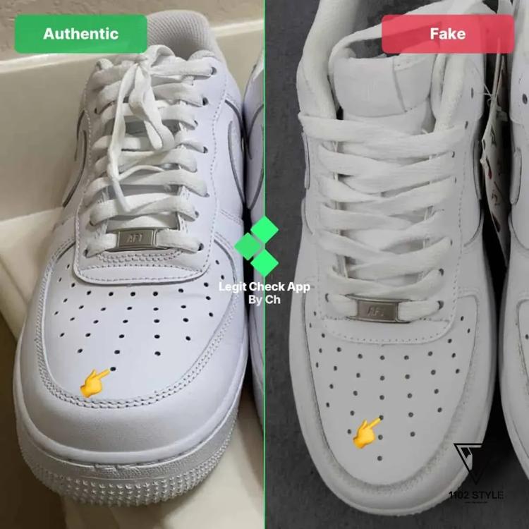 Phân biệt nike air force thật giả