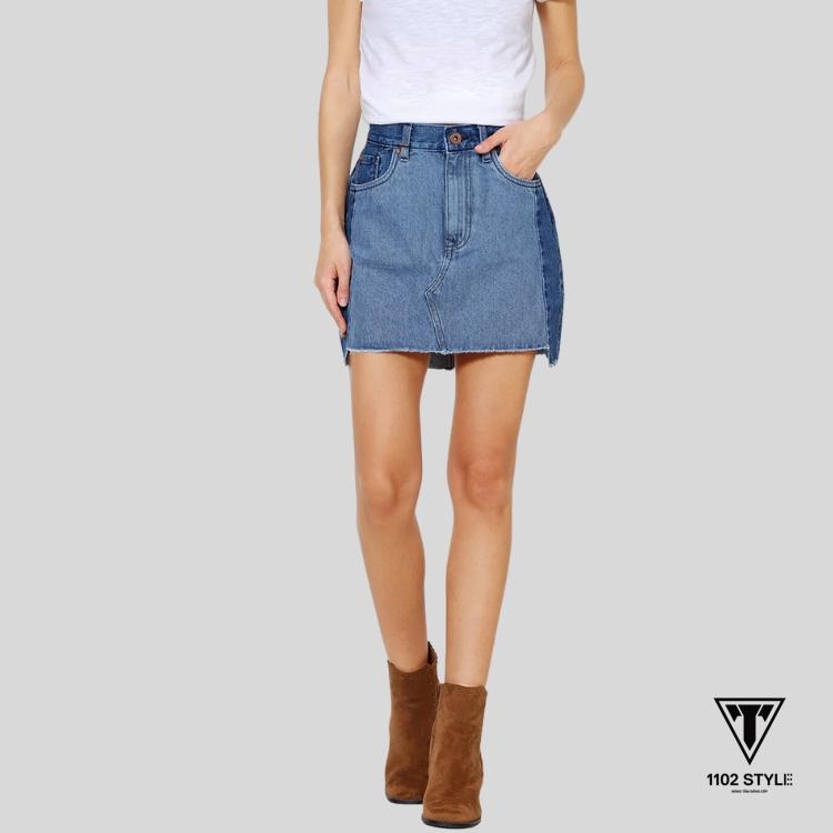 size chân váy jean