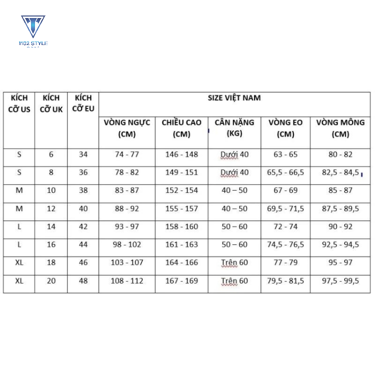 Cách chọn size chân váy theo số đo 3 vòng