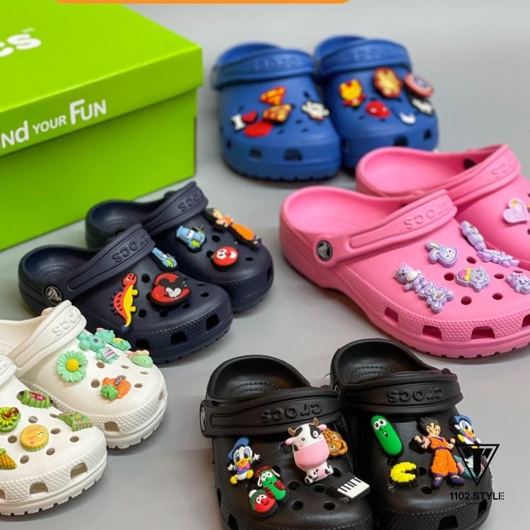 size dép crocs trẻ em