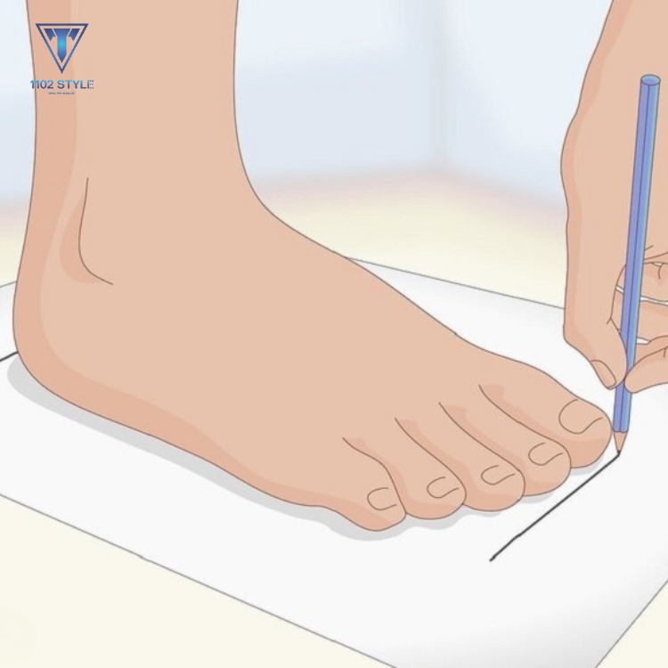 Cách đo kích thước chân